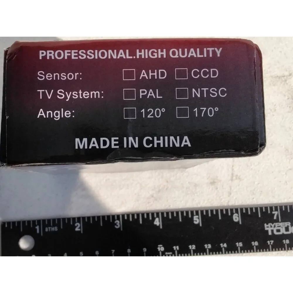 Car Rearview Camera HD CCD Night Vision 120° Angle Waterproof Backup Reverse - Picture 2 of 12